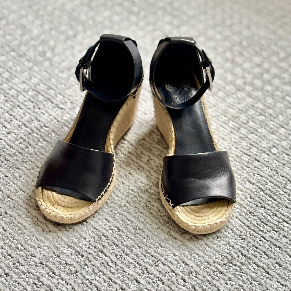 Vince Camuto Leera Espadrille wedge sandal, Size 7